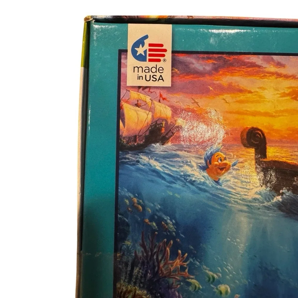 Disney Thomas Kinkade Puzzle The Little Mermaid 750‎ Pieces Ariel Eric Sealed